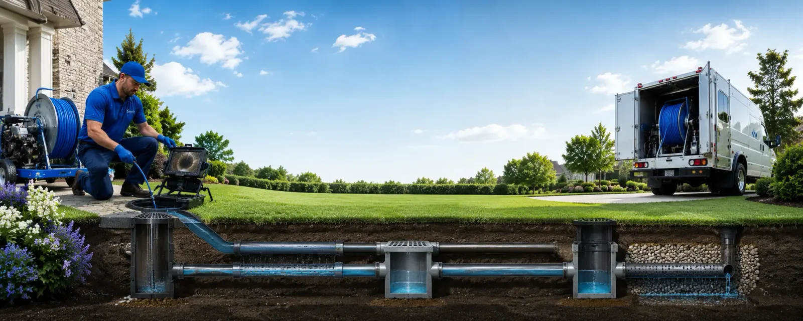 Outdoor drain cleaning information for Georgetown, TX